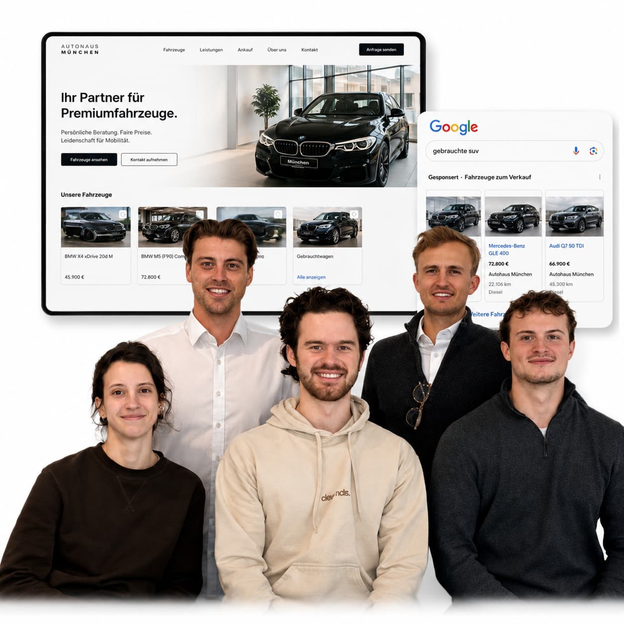Das Team von Inception Media in München